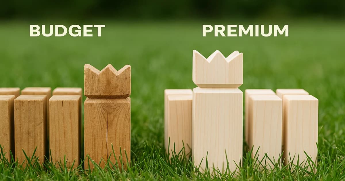 Kubb-Set Vergleich Test Wikingerschach